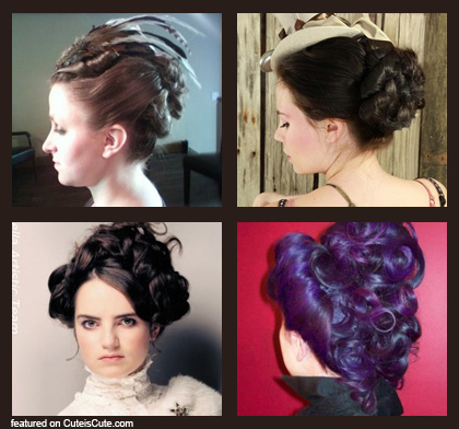 Steampunk Bride Hairstyle