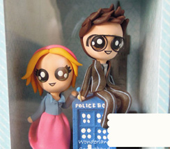 Dr. Who and Rose Diorama